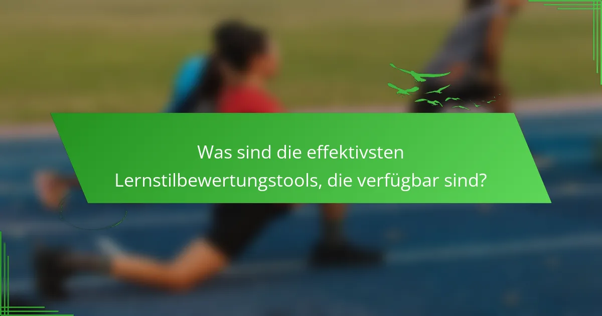 Was sind die effektivsten Lernstilbewertungstools, die verfügbar sind?